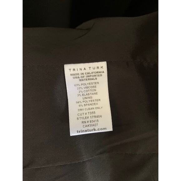 Trina‎ Turk-Classic Blazer-Black-Tailored Suit Jacket-NWT-Puff Sleeve-Women's-4 - Picture 8 of 9